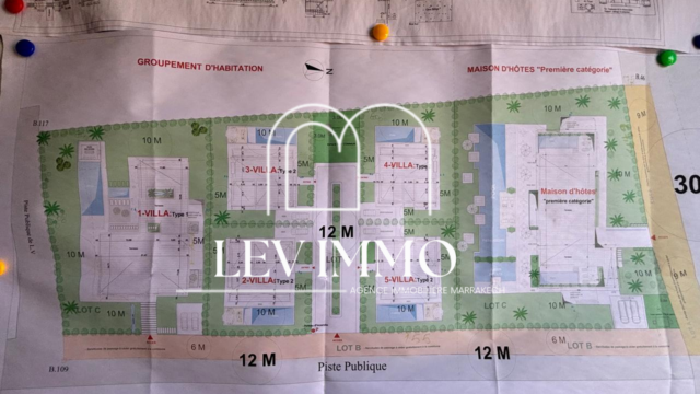 hotel fini ou semi fini a la vente route ourika marrakech