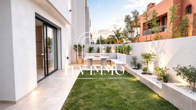 Villa route ouirka a la vente meublée jardin piscine